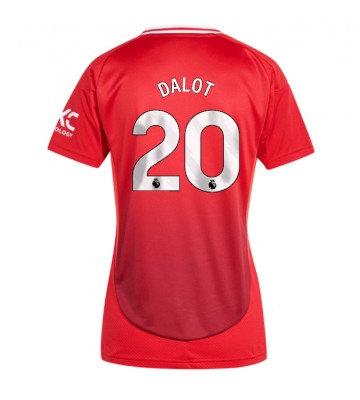 Manchester United Diogo Dalot #20 Hemmatröja Dam 2024-25 Kortärmad